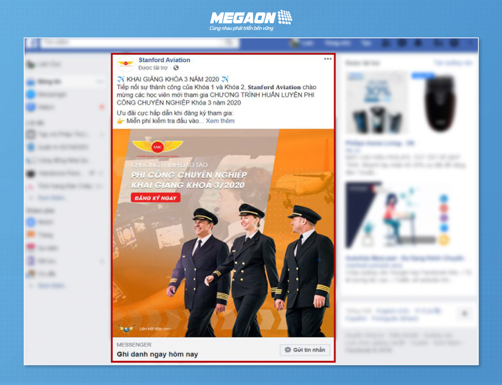 Hình thức quảng cáo Messenger Ads trên facebook (2)