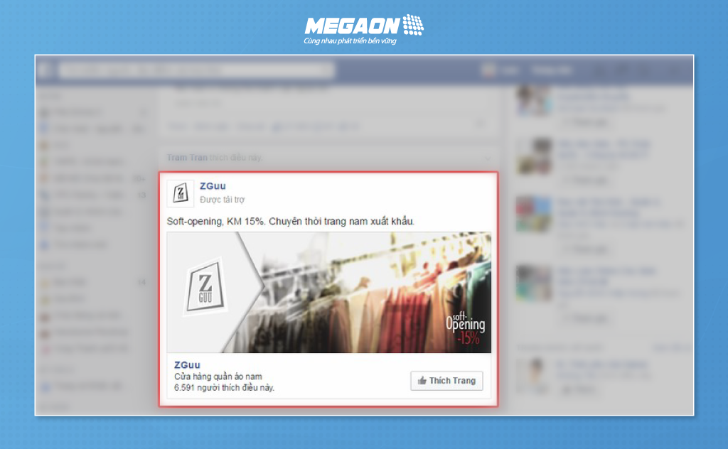 Hình thức quảng cáo facebook page like