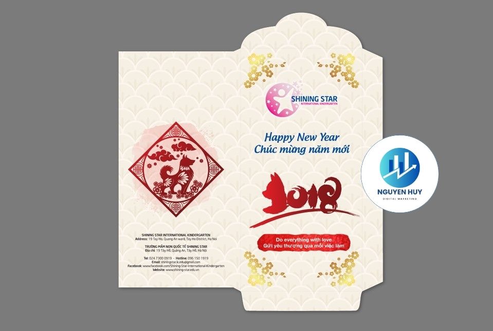 Thiết kế bộ nhận diện trường mầm non quốc tế shining-star